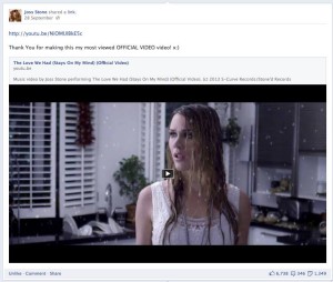 joss stone most viewed music video