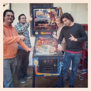 pinball back to the future